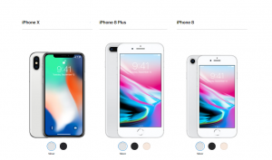 אייפון X, אייפון 8, אייפון 8 פלוס
